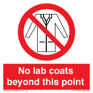 No lab coats beyond this point